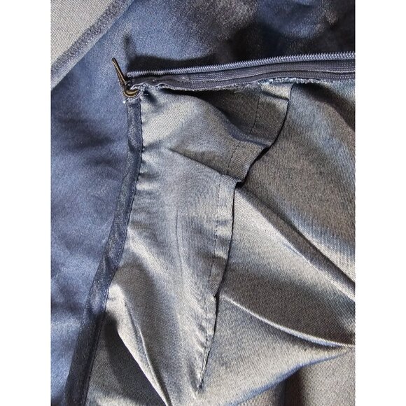 Belma Plus Denim One Shoulder Jumpsuit - Drk Blue - SZ 1X - Picture 8 of 12